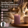 Deluxe Homeart LED Kerze mit Timerfunktion Light Purple