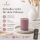 Deluxe Homeart LED Kerze mit Timerfunktion Light Purple