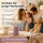 Deluxe Homeart LED Kerze mit Timerfunktion Light Purple