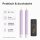 Deluxe Homeart LED Stabkerze mit Timerfunktion Light Purple