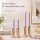 Deluxe Homeart LED Stabkerze mit Timerfunktion Light Purple