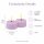 Deluxe Homeart Teelicht 2er Set mit Timerfunktion Light Purple