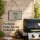 Metallschild Grillparty 0,2cm 21cm Weiß Creme Blechschild zum Aufhängen