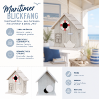 Boltze Vogelhaus Filono Ahoi maritim zum Anhängen