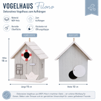 Boltze Vogelhaus Filono Ahoi maritim zum Anhängen
