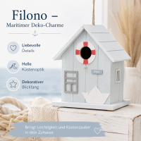 Boltze Vogelhaus Filono Ahoi maritim zum Anhängen