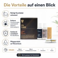 Pu Care Kit Cleaning and Protection für Kunstleder (PU-Leder)