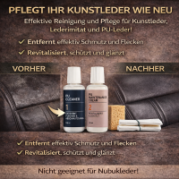 Pu Care Kit Cleaning and Protection für Kunstleder (PU-Leder)