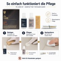Pu Care Kit Cleaning and Protection für Kunstleder (PU-Leder)