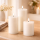 Deluxe Homeart LED Kerze mit Timerfunktion Weiß