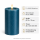 Deluxe Homeart LED Kerze mit Timerfunktion Petrol