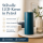 Deluxe Homeart LED Kerze mit Timerfunktion Petrol