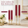 LED Kerze mit Timerfunktion Bordeaux
