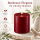 Deluxe Homeart LED Kerze mit Timerfunktion Bordeaux