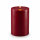 Deluxe Homeart LED Kerze mit Timerfunktion Bordeaux