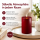 Deluxe Homeart LED Kerze mit Timerfunktion Bordeaux