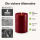 Deluxe Homeart LED Kerze mit Timerfunktion Bordeaux