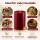 Deluxe Homeart LED Kerze mit Timerfunktion Bordeaux