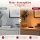 Deluxe Homeart Teelicht 2er Set mit Timerfunktion Bordeaux