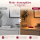 Deluxe Homeart Teelicht 2er Set mit Timerfunktion Bordeaux