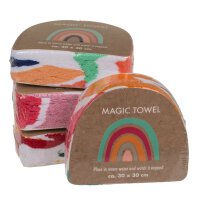 Magische Baumwoll-Handtücher Regenbogen 4er-SET