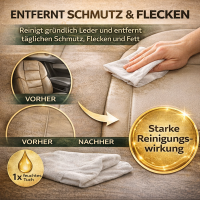 Leather Cleaning Wipe Reinigungstuch für Leder