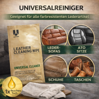 Leather Cleaning Wipe Reinigungstuch für Leder
