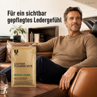 Reinigungstuch für Leder Beige Goldfarben Universalreiniger Einzeltuch