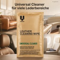Reinigungstuch für Leder Beige Goldfarben Universalreiniger Einzeltuch