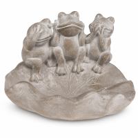 OOTB Vogeltränke aus Beton Frösche