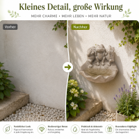 OOTB Vogeltränke aus Beton Frösche