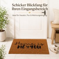 Fußmatte Home is me & you ca. 60 x 40 cm