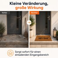 Fußmatte Home is me & you ca. 60 x 40 cm