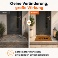 Fußmatte Home is me & you ca. 60 x 40 cm
