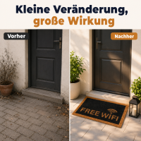Fußmatte Free Wifi ca. 60 x 40 cm