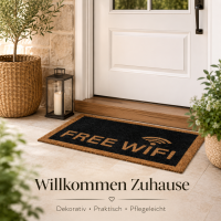 Fußmatte Free Wifi ca. 60 x 40 cm