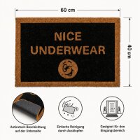 Fußmatte Nice Underwear ca. 60 x 40 cm