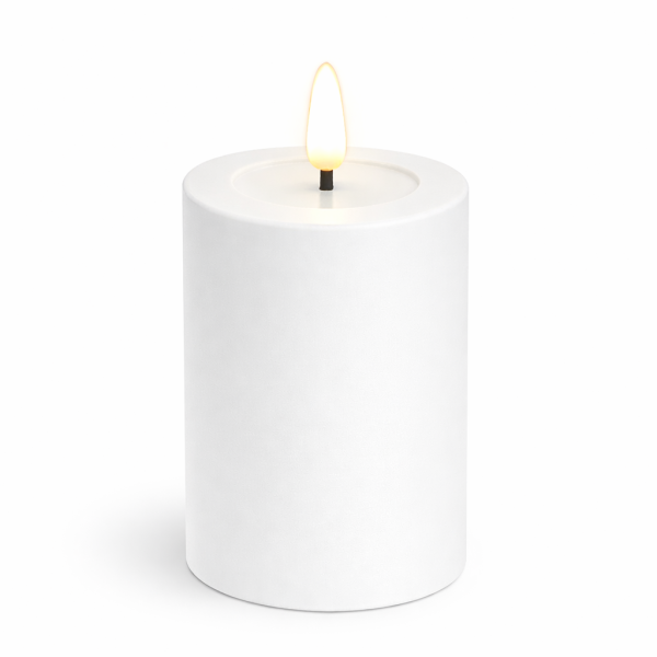 Deluxe Homeart LED Kerze Outdoor Weiß