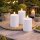 Deluxe Homeart LED Kerze Outdoor Weiß