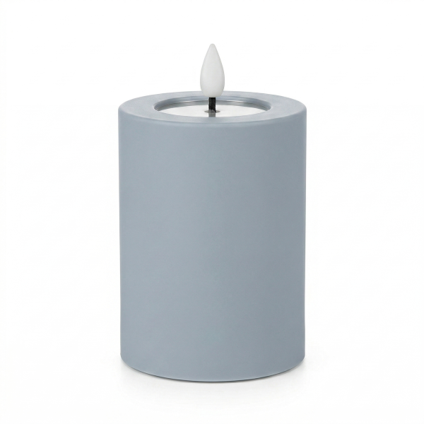 LED Kerze Outdoor Staubiges Blau