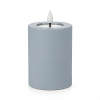 LED Kerze Outdoor Staubiges Blau