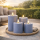 LED Kerze Outdoor Staubiges Blau