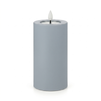 Deluxe Homeart LED Kerze Outdoor Staubiges Blau