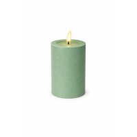 Deluxe Homeart LED Kerze Outdoor Staubiges Blau