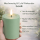 Deluxe Homeart LED Kerze Outdoor Staubiges Blau