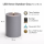 Deluxe Homeart LED Kerze Outdoor Grau
