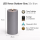 Deluxe Homeart LED Kerze Outdoor Grau