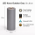 Deluxe Homeart LED Kerze Outdoor Grau