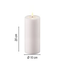 Deluxe Homeart LED Kerze Outdoor Weiß