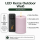 Deluxe Homeart LED Kerze Outdoor Staubiges Rosa